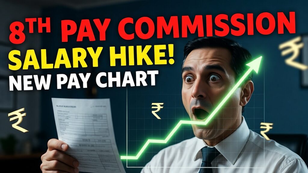 8th Pay Commission Hike 2026: कर्मचारियों की सैलरी होगी डबल! एरियर + नया सैलरी चार्ट हुआ लीक