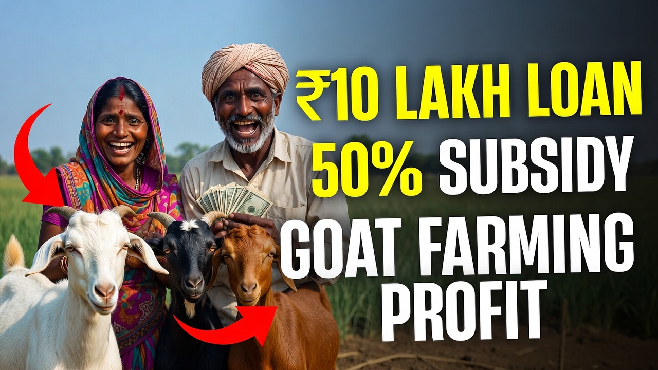 Bakri Palan Yojana 2026: बकरी पालन पर सरकार दे रही मोटी सब्सिडी 2 Bakri Palan Form Yojana 2026 के तहत बकरी पालन के लिए ₹10 लाख तक का लोन और 50% तक सब्सिडी। जानें पात्रता, दस्तावेज और आवेदन प्रक्रिया।