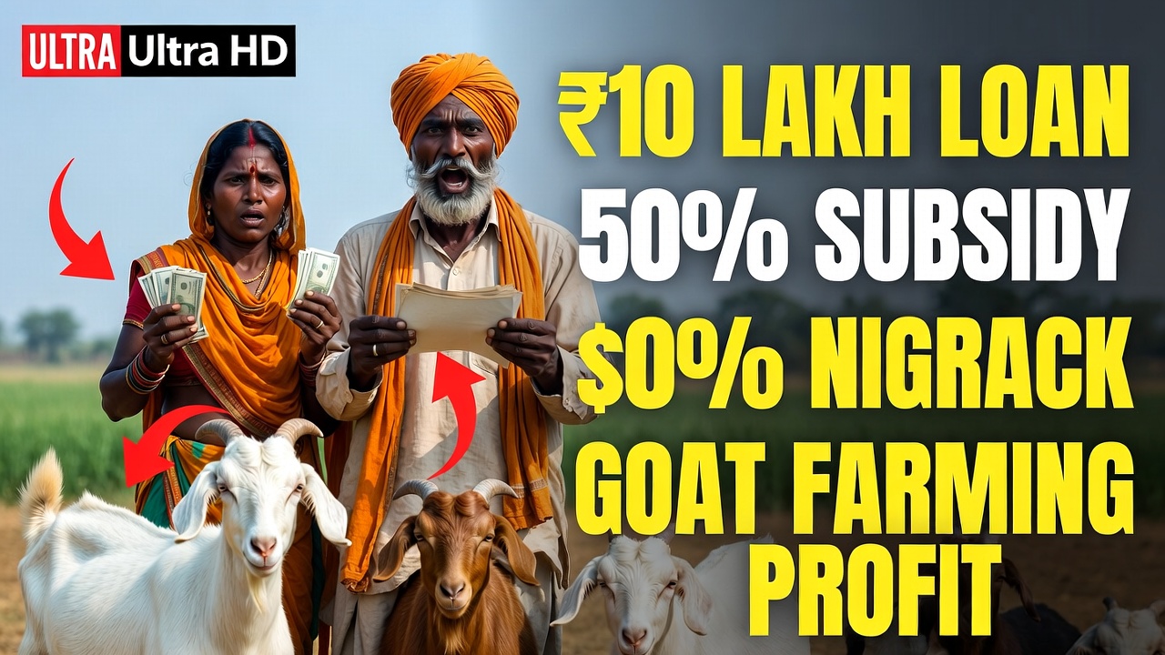 Bakri Palan Yojana 2026: बकरी पालन पर सरकार दे रही मोटी सब्सिडी 1 Bakri Palan Form Yojana 2026 के तहत बकरी पालन के लिए ₹10 लाख तक का लोन और 50% तक सब्सिडी। जानें पात्रता, दस्तावेज और आवेदन प्रक्रिया।