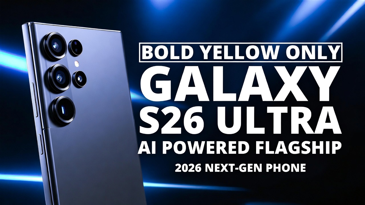 Galaxy S26 Ultra Leaks: 200MP Camera, Powerful AI & Premium Design Explained