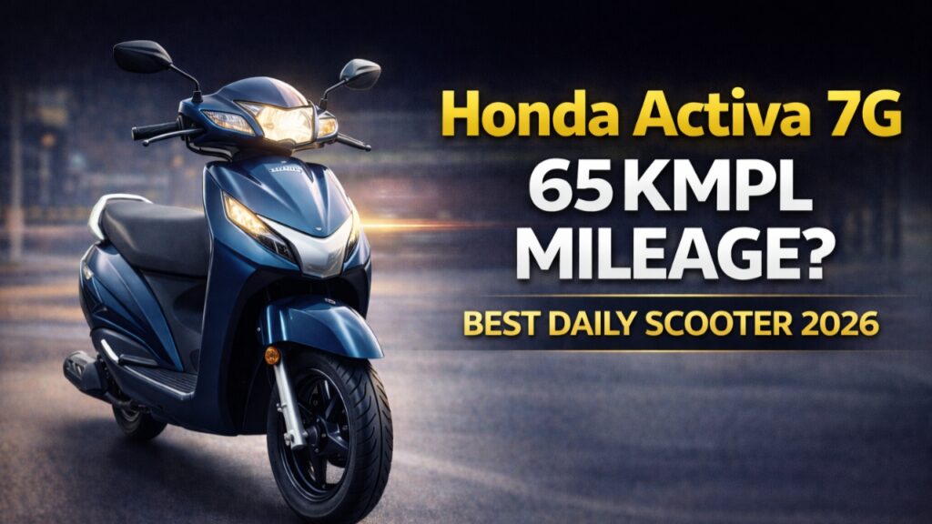 Honda Activa 7G 2026: 65 KMPL Mileage और Best Daily Scooter! Budget-Friendly Scooty Review
