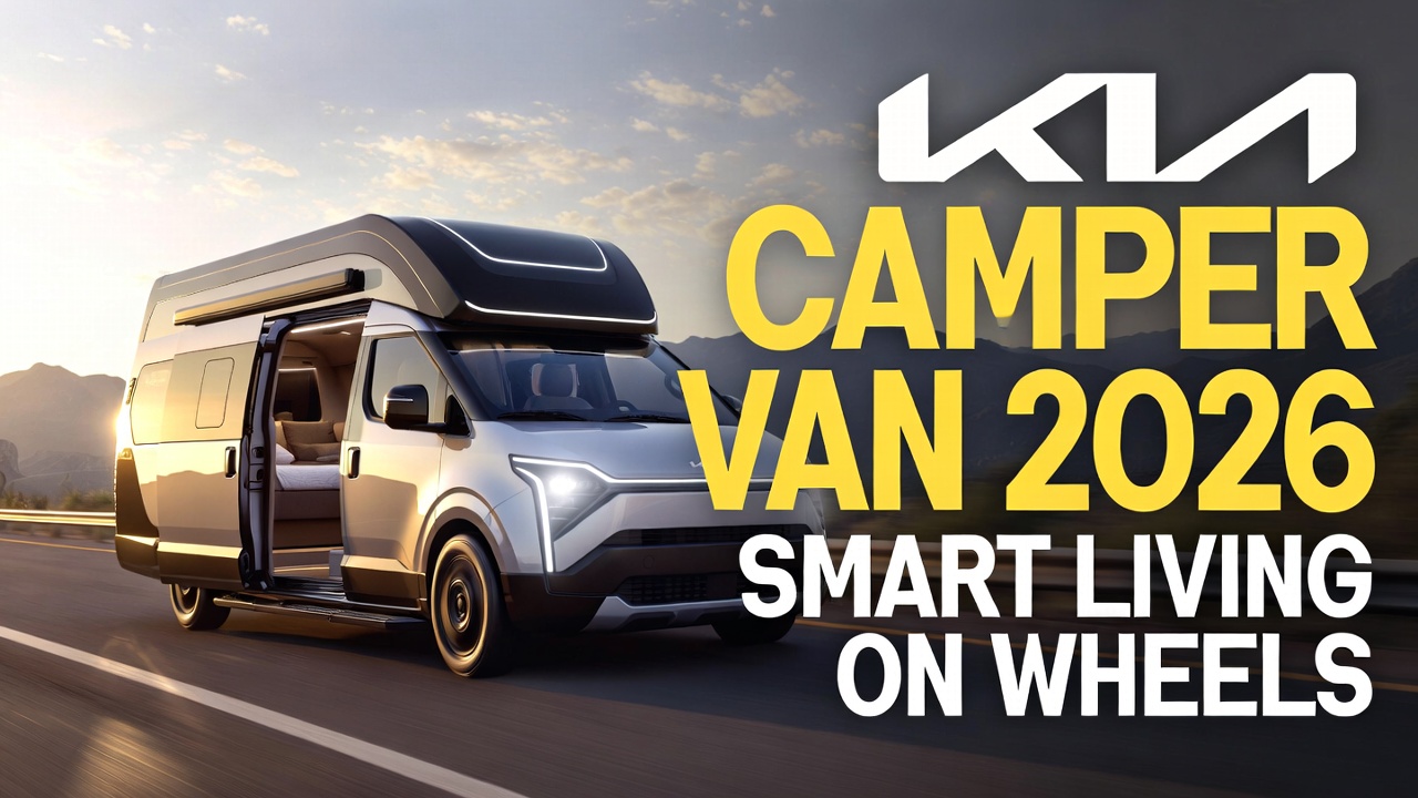 Kia Camper Van 2026 ने बदल दिया ट्रैवल का गेम! घर जैसी सुविधा के साथ शानदार वैन