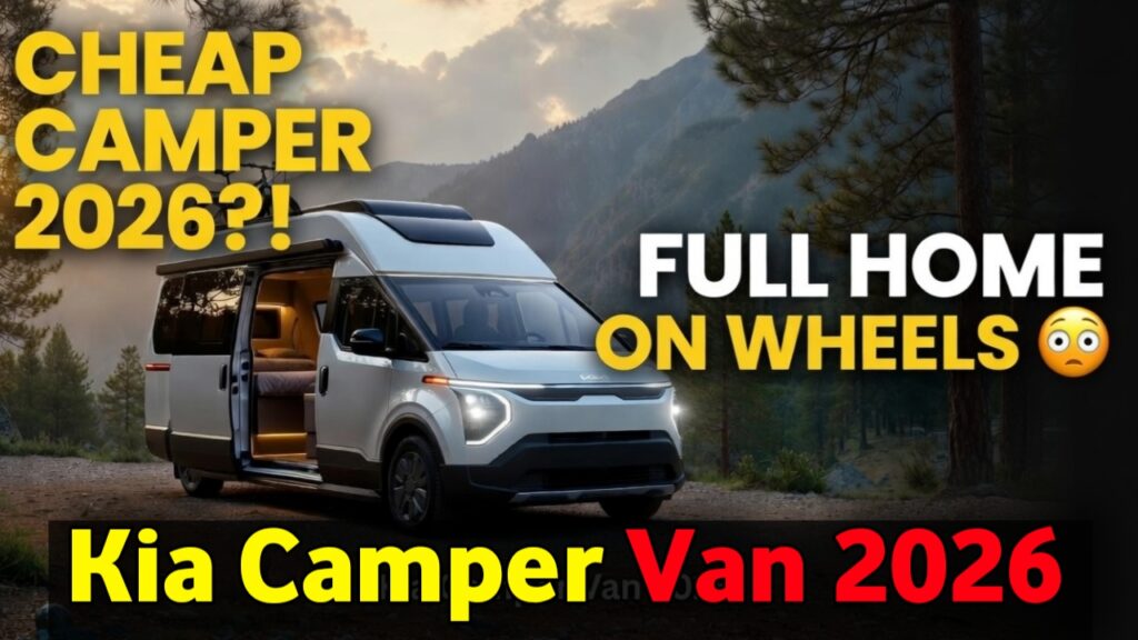 Kia Camper Van 2026 भारत में लॉन्च! जानिए कीमत, फीचर्स, इंटीरियर, माइलेज और क्यों यह सबसे सस्ती luxury camper van बन सकती है।