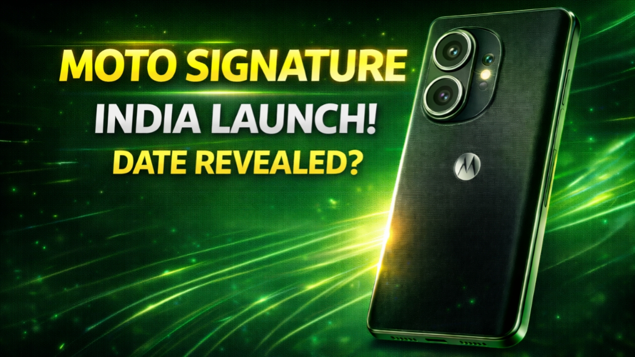 Moto Signature Launch Date in India 2026