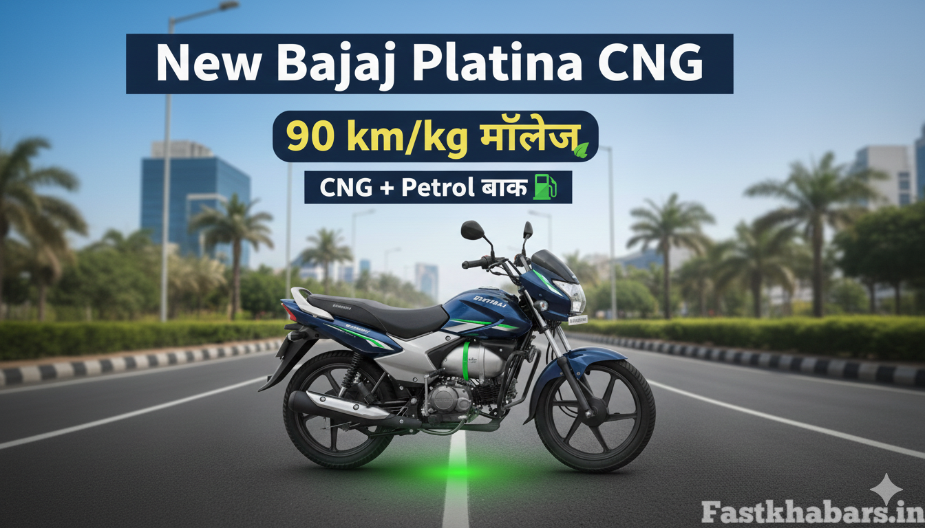 New Bajaj Platina CNG