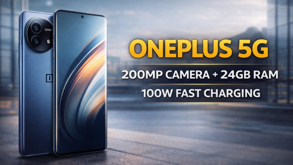 OnePlus 5G 2026 200MP Camera OnePlus 24GB RAM smartphone 100W Fast Charging OnePlus Flagship 2026 Ultra-slim smartphone 2026