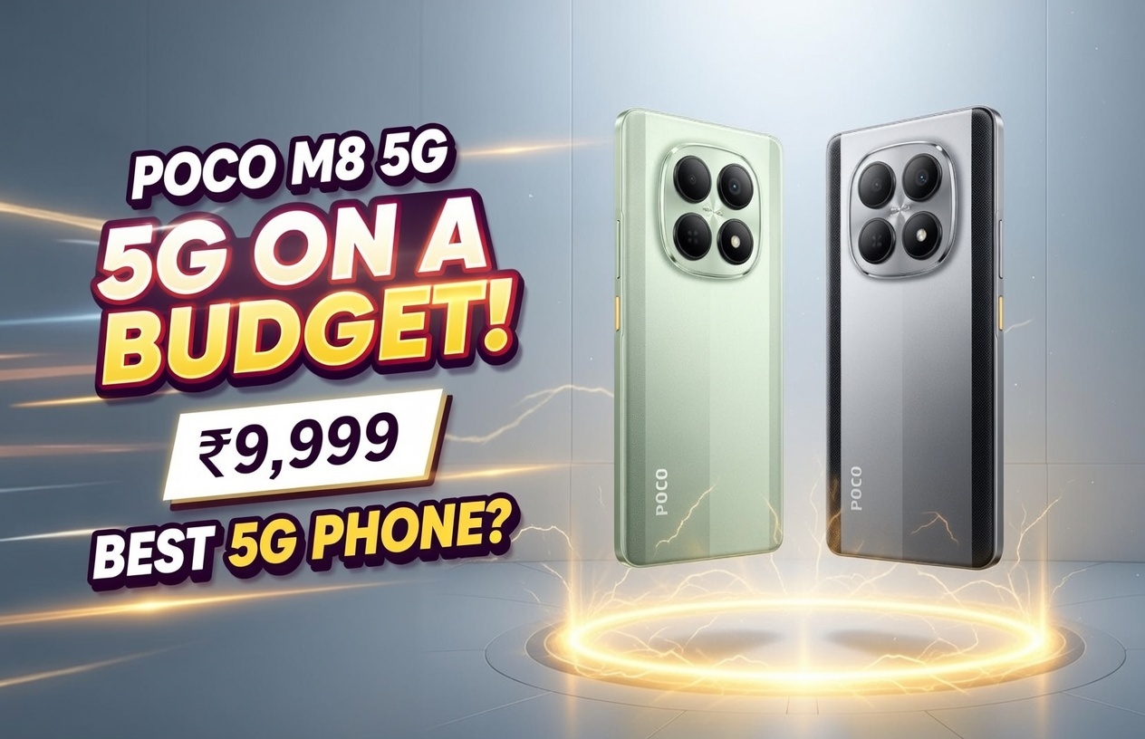 POCO M8 5G हुआ लॉन्च! 5G फोन इतना सस्ता कि Redmi भी चौंक गया 1 poco m8 5g
poco m8 5g price
poco m8 5g specifications
poco m8 5g features
poco m8 5g launch in india
poco m8 5g review hindi