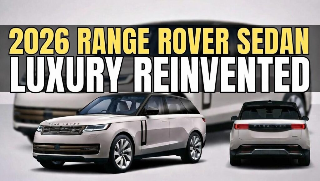 Range Rover Enters Sedan Segment! 2026 Model Brings Smart Driving Revolution