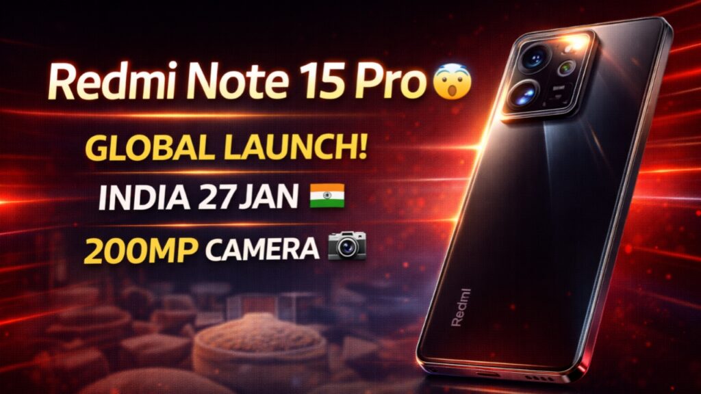 Redmi Note 15 Pro Series Global Launch: 200MP कैमरा और 120W चार्जिंग से मचाया तहलका