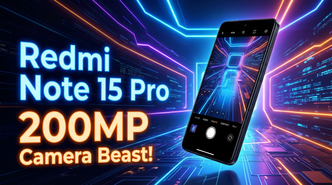 Redmi Note 15 Pro 5G स्मार्टफोन में मिलता है 200MP कैमरा, 120Hz AMOLED डिस्प्ले, दमदार बैटरी और फास्ट चार्जिंग। जानिए इसकी कीमत, फीचर्स और लॉन्च डिटेल।