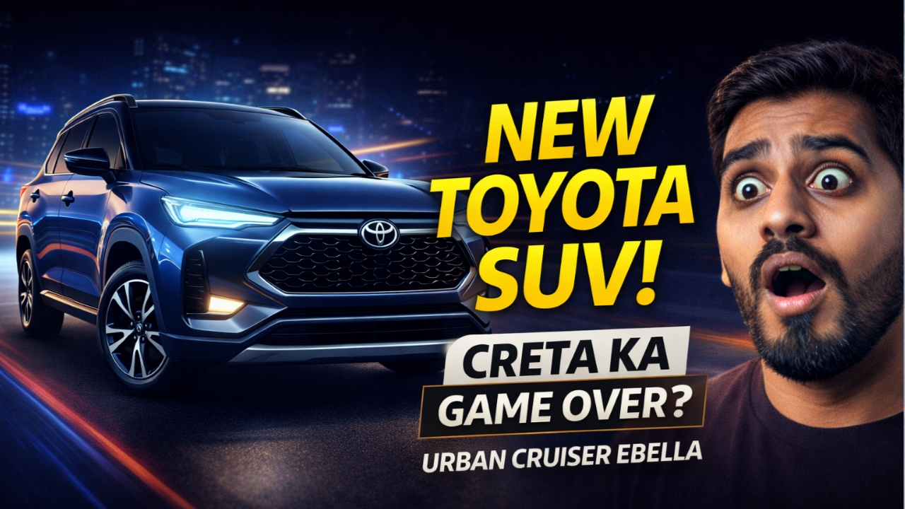 Toyota Urban Cruiser Ebella Launch: Creta को टक्कर देने आई नई SUV, Price, Mileage और Features ने मचाया तहलका
