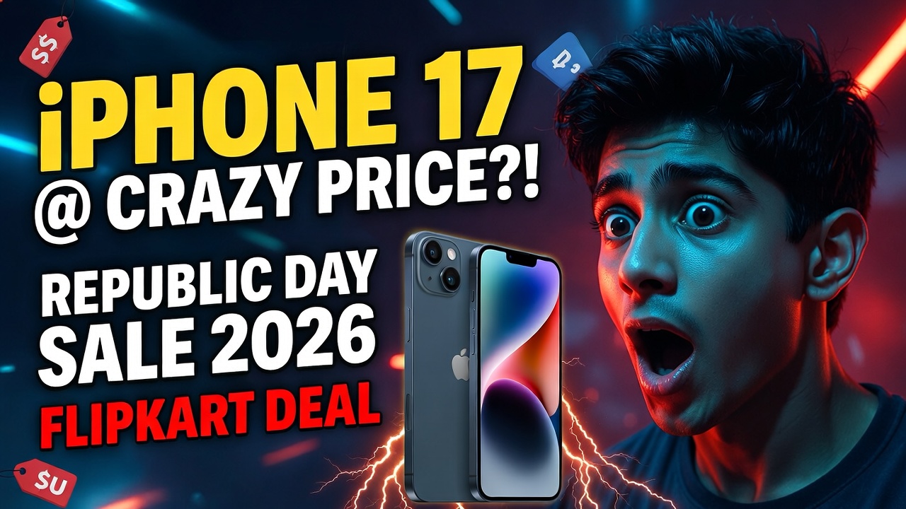 Flipkart iPhone 17 Republic Day Sale: अब तक का सबसे सस्ता iPhone 17? 2 iphone 17 flipkart flipkart iphone 17 iphone 17 flipkart sale iphone 17 republic day sale 2026