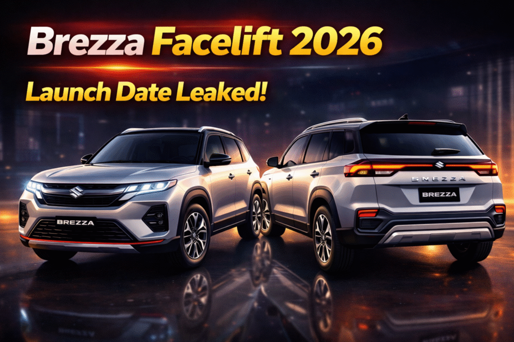 maruti suzuki brezza facelift 2026